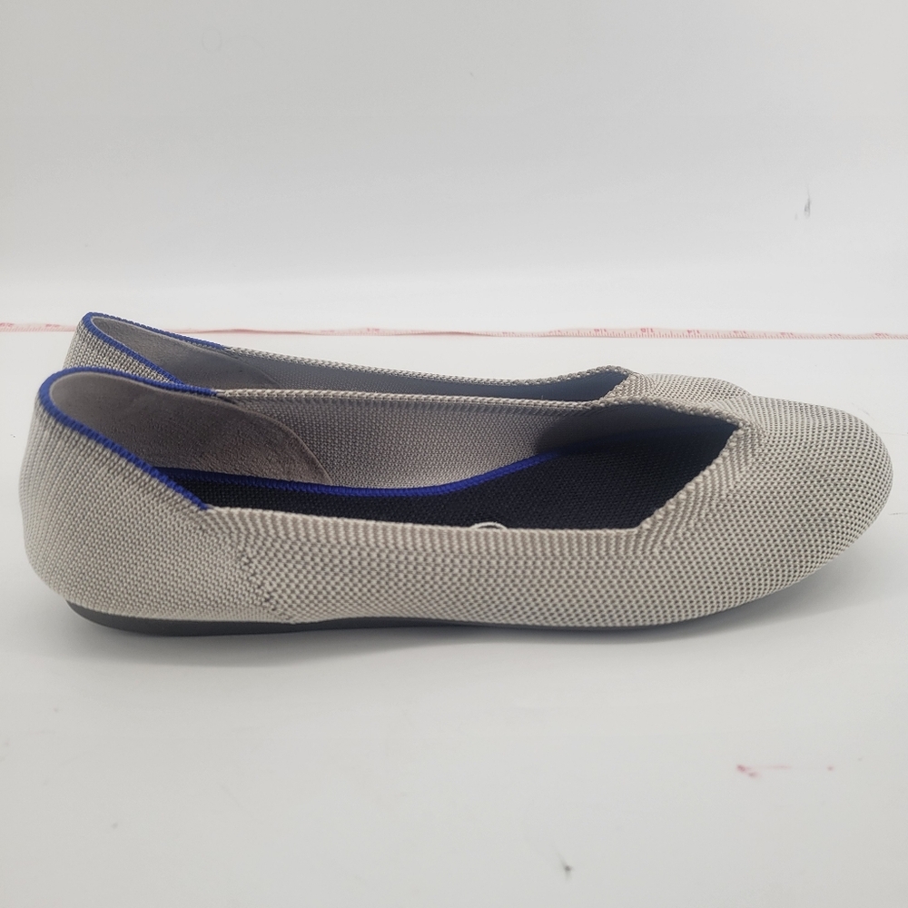 Rothy's Flax Birdseye Round Toe Ballet Flats Retired  Size 8